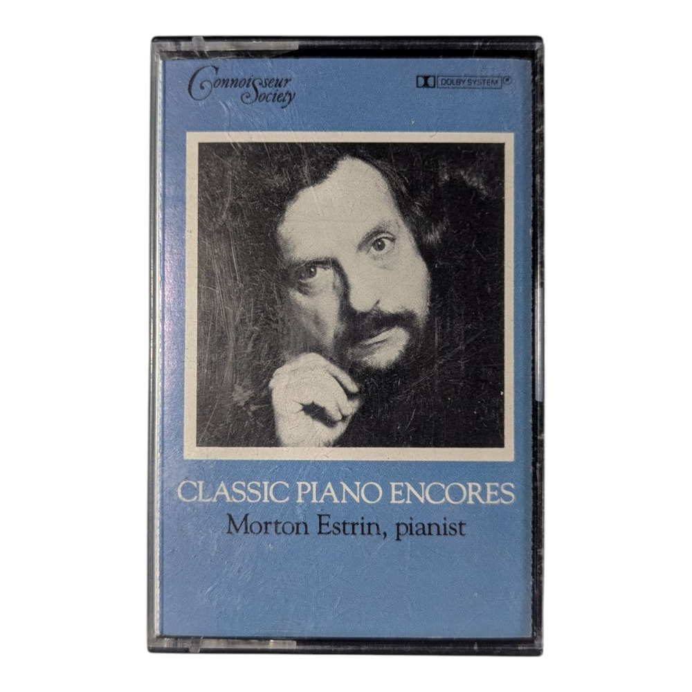 "Classic Piano Encores" by Pianist Morton Estrin -Classic Cassette Tape Vintage